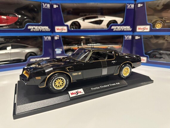 1978 Pontiac Firebird Trans Am 1:18 Scale Black Die Cast