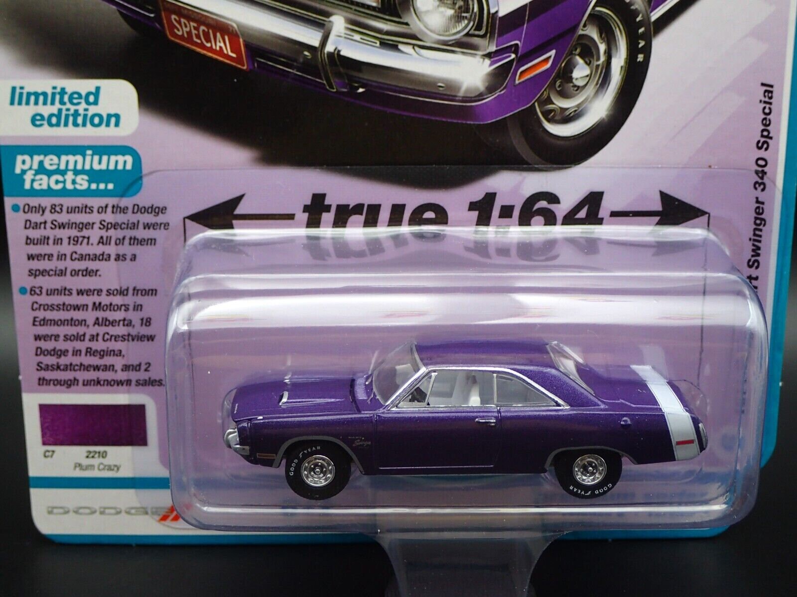 1971 dodge swinger diecast car