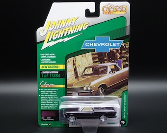 1967 Chevrolet El Camino Royal Plum Metallic Limited Edition to 11364 pieces Worldwide 1/64 Diecast Model Car by Johnny Lightning