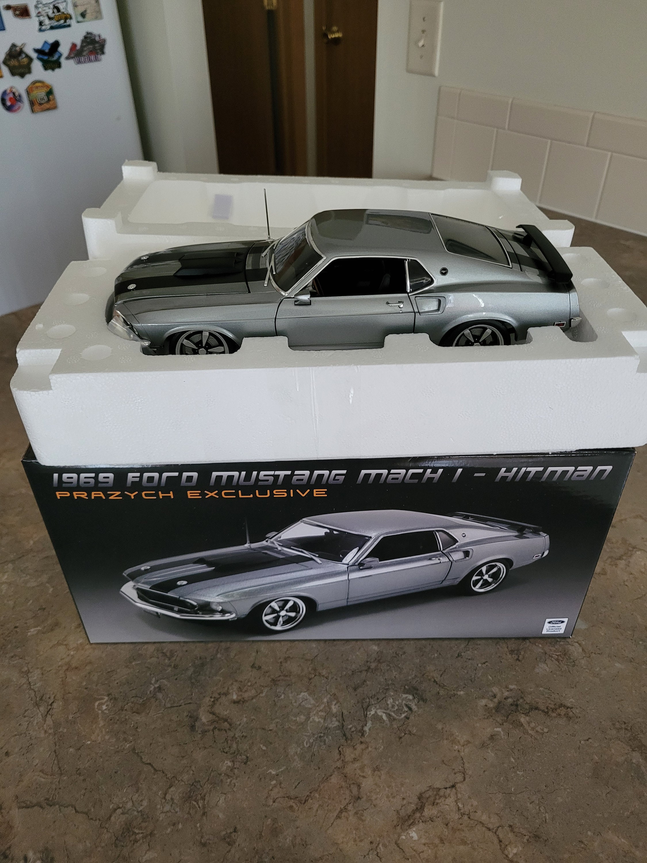 1969 Ford Mustang Mach 1 John Wick hitman Gray - Etsy Norway