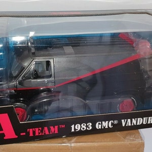 1983 GMC Vandura Black & Silver "THE A-TEAM" 1/18 Diecast Model By Greenlight 13521