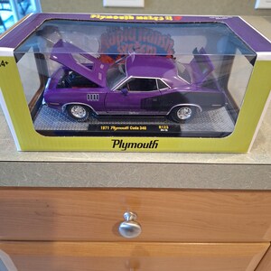 1970 Plymouth Hemicuda, Franklin Mint, Diecast, 1/24th Scale