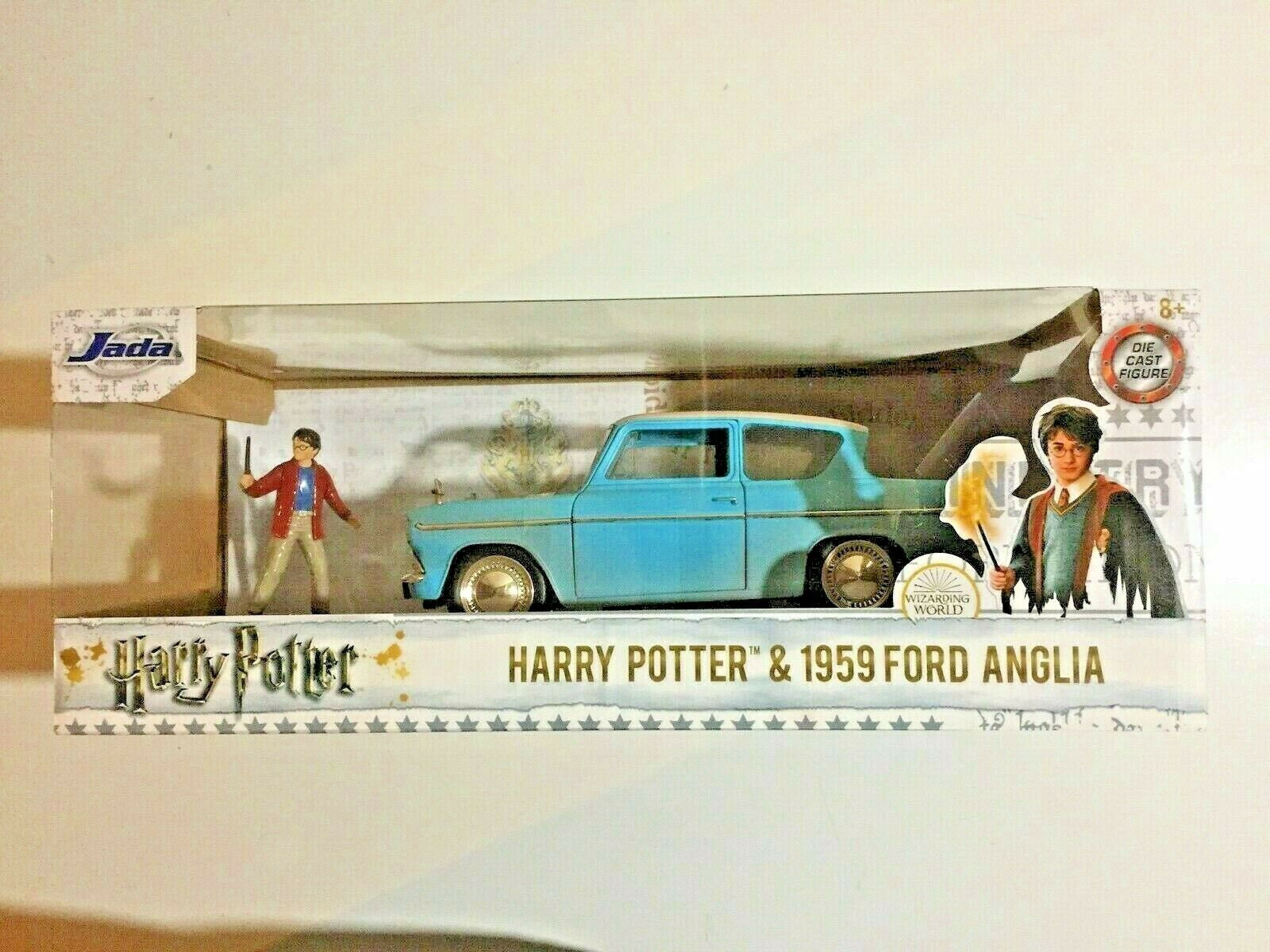 Voiture Ford Anglia bleue 1959 & Harry Potter JADA TOYS