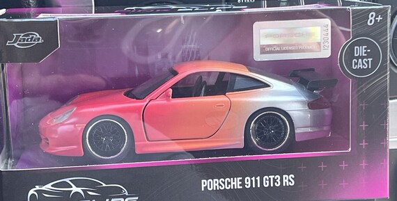 Porsche 911 GT3 RS Orange & Silver 1/32 Scale Diecast Model Car by JADA  34663 