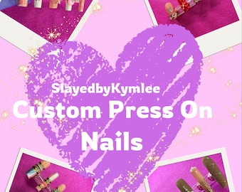 Custom Press On Nails | Handmade Reusable Salon Quality Set
