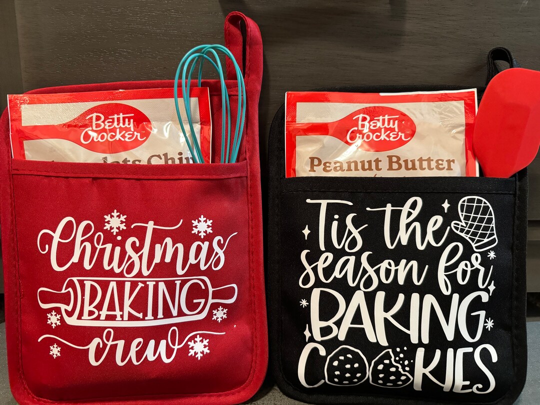 Christmas Pot Holder, Christmas Gift, Holiday Pot Holder, Secret Santa, Christmas Oven Mitt