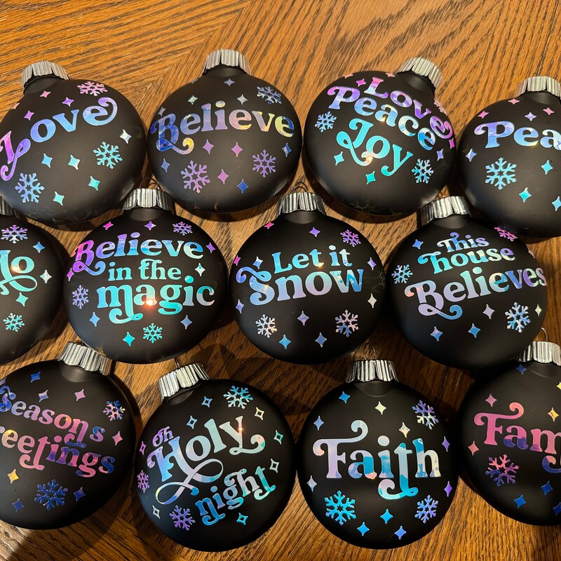 Black Ornaments - Etsy