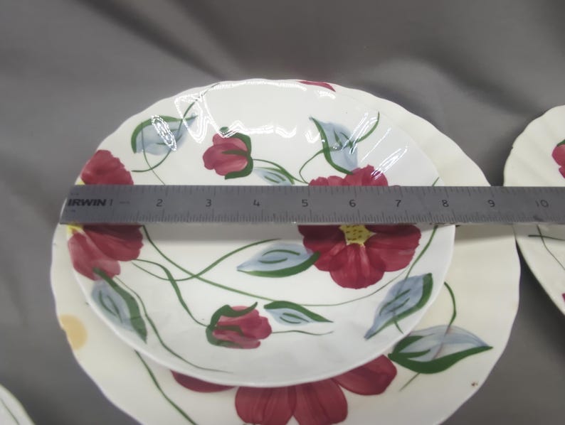 1940's Blue Ridge Southern Pottery Becky Lunch Dinner Set for 2 Vintage ...