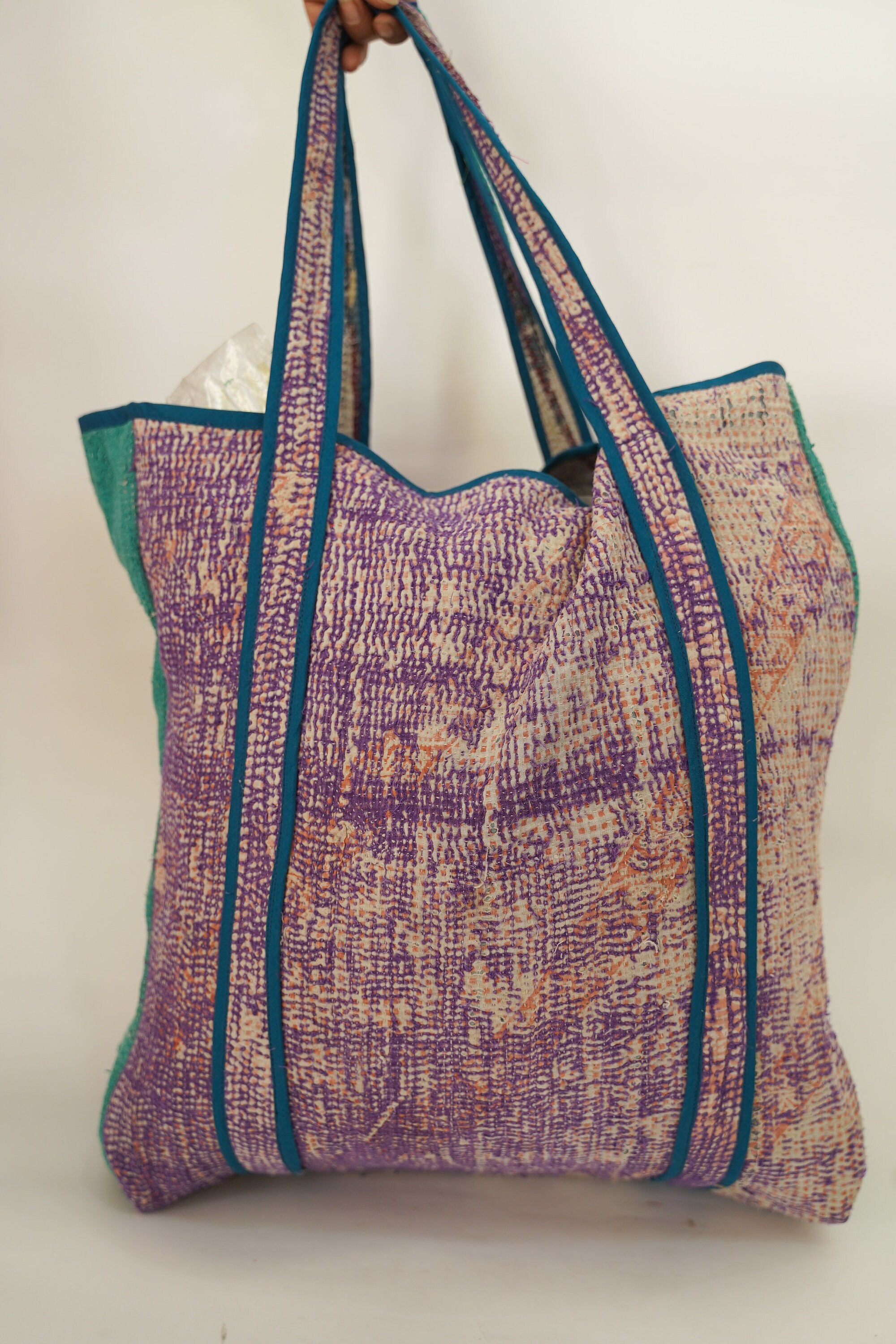 Cotton Kantha Tote Bags Etsy UK