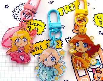 LEUKE PRINSESSEN Acrylsleutelhangers