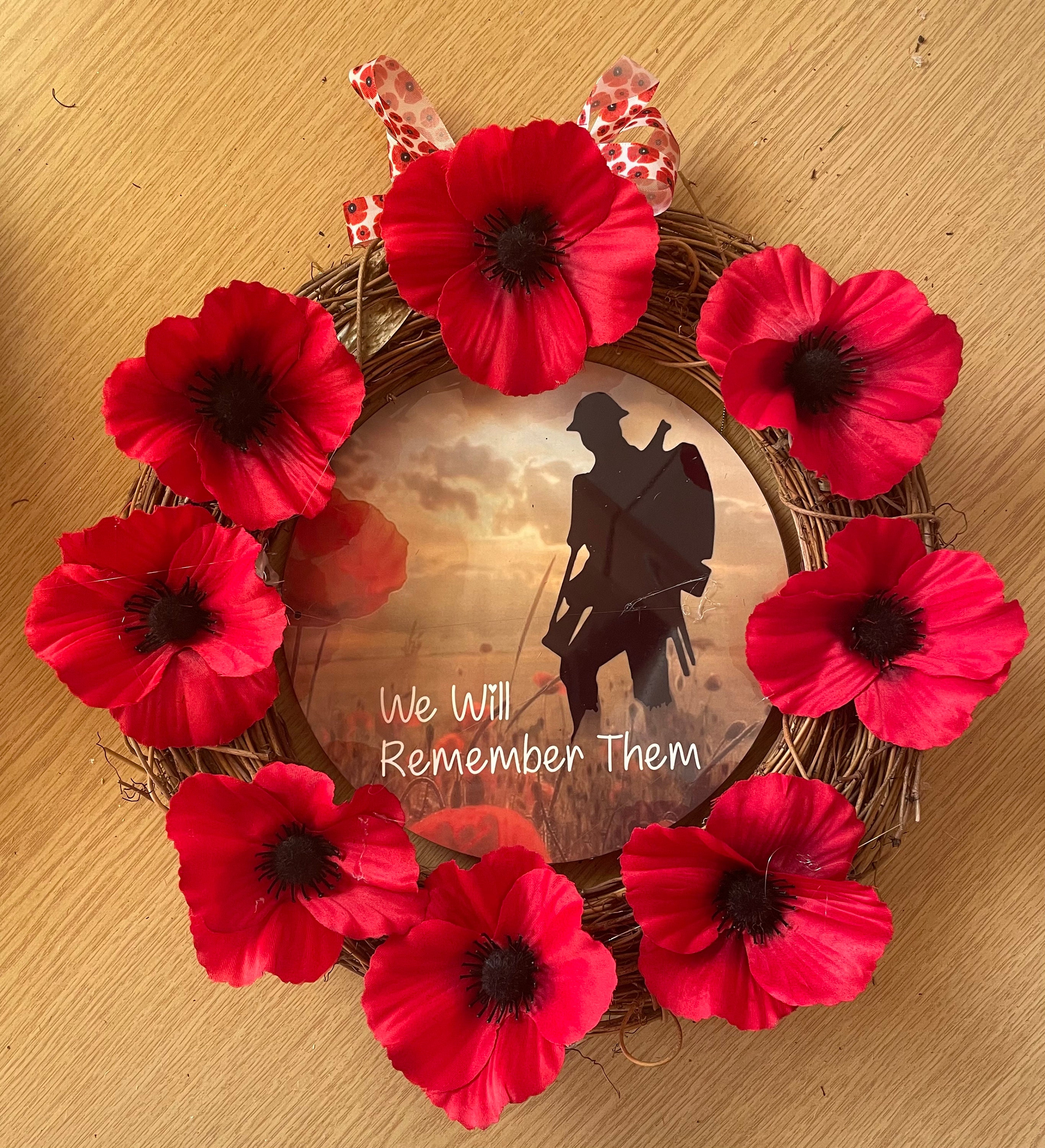 Remembrance Sunday wreath Etsy