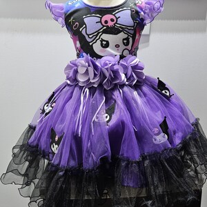 Kuromi Girls Dress Hello Kitty Friends Spring Summer Fall Birthday School Party Dress Sizes 4/5 6/7 8 - Etsy Kuromi Girls Dress Hello Kitty Friends Spring Summer Fall Birthday School Party Dress Sizes 4/5 6/7 8 - Etsy