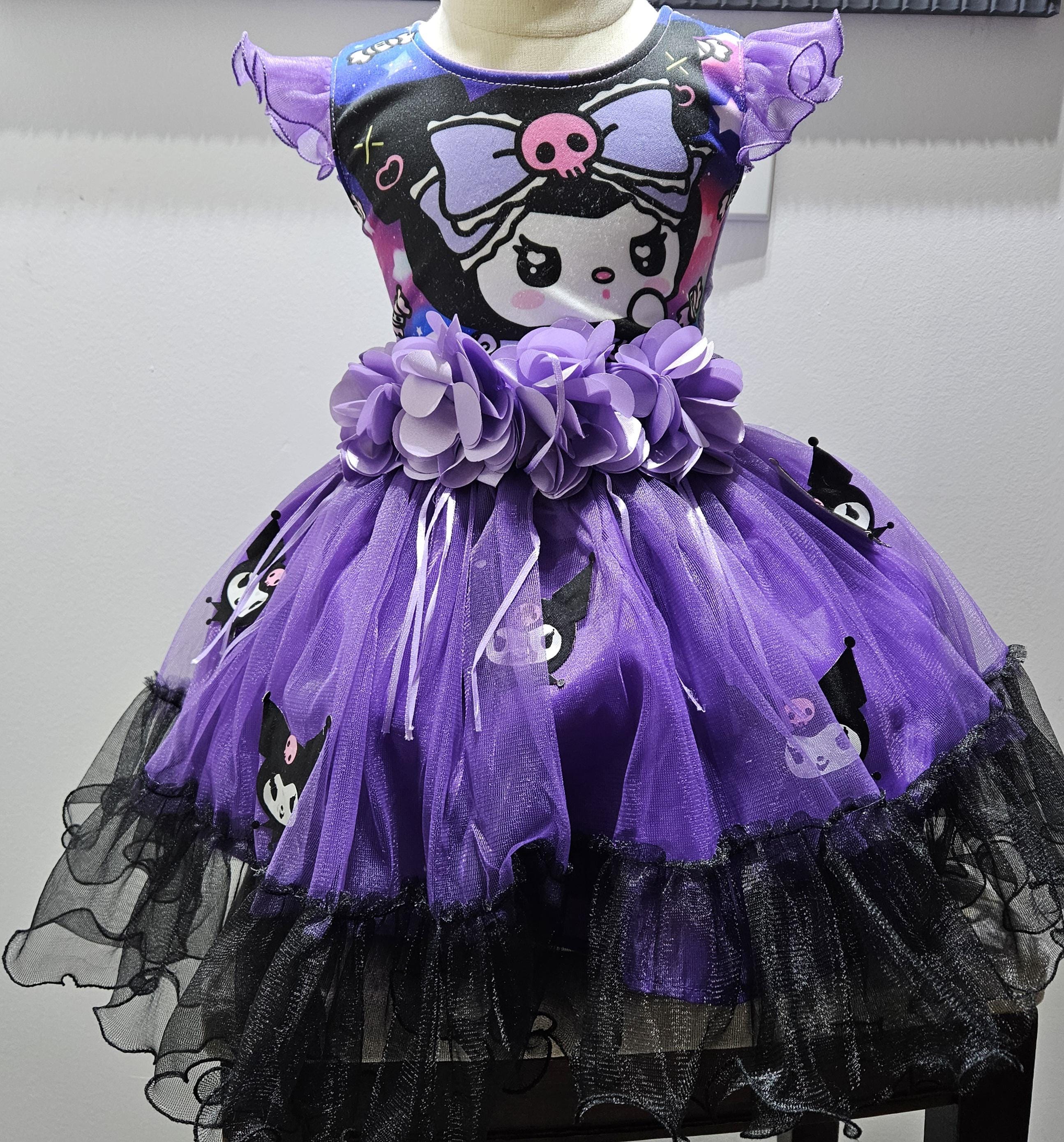 kuromi dress for birthday Magical Girls' LOLITA Dress KUROMI Cosplay JSK JK Cute Princess Knee Tutu Dress