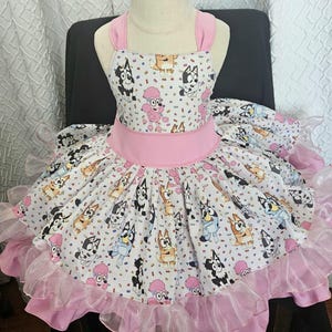 Disney Bluey Bingo & Friends Dress size 3/4 Girls/ Kids / Toddlers Birthday Party School Summer Dress