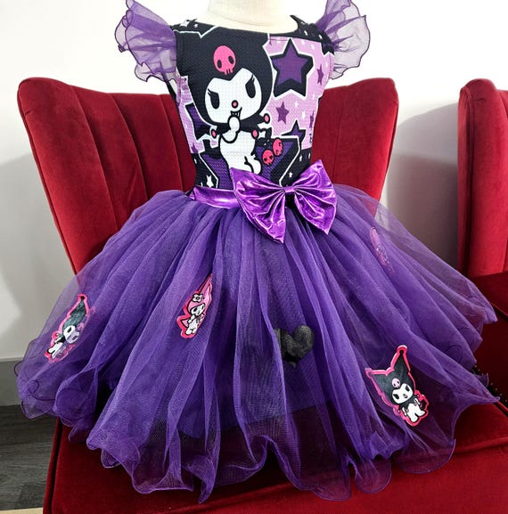 New Kuromi Hello Kitty Girls Dress Summer Fall Birthday School Party Sizes  4 - 5 - Etsy Israel