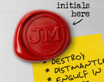 Taskmaster fridge magnet personalised with initials