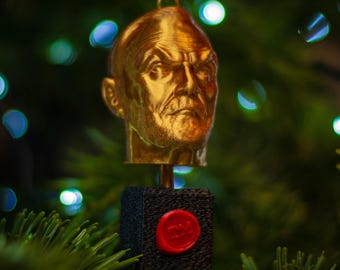 Taskmaster trophy Christmas ornament