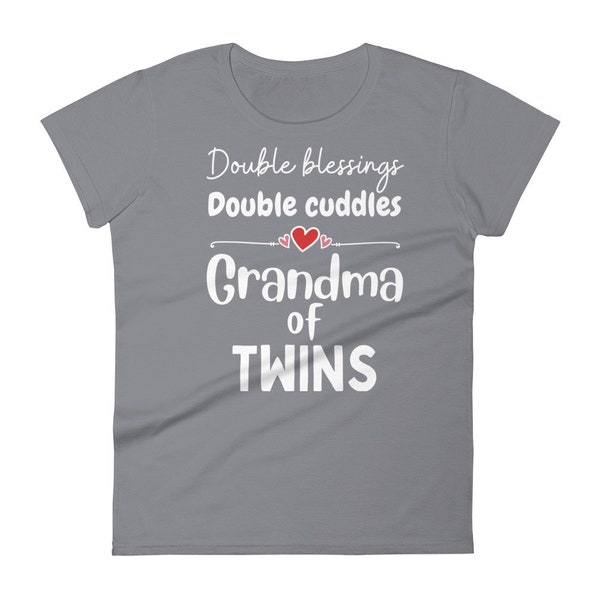 Grandma of Twins Shirt, Twin Grandma Shirt, Twin Baby Announcement, Twin Gender Reveal Shirt, Twin Baby Shower, Grandma of Twins, Twin Nana