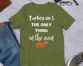 Graviditetspresent, kalkon, kalkon, Thanksgiving, gravid, Thanksgiving, mamma