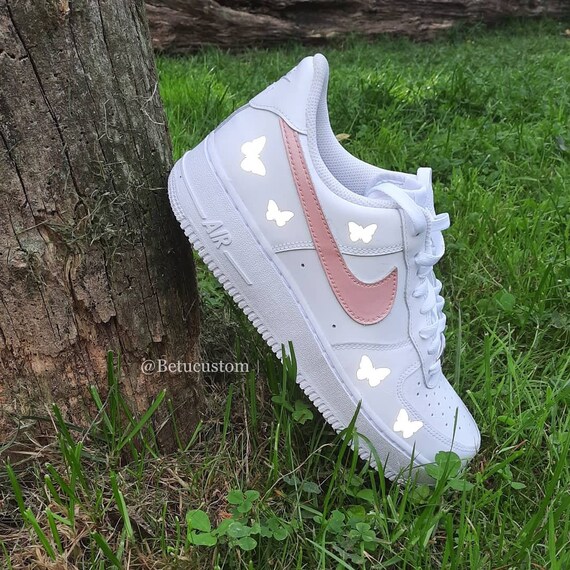 Pink reflective air force 1 sale