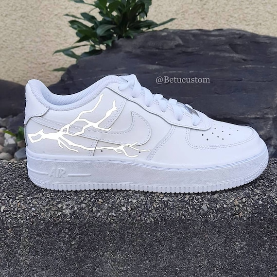 reflective lightning air force 1