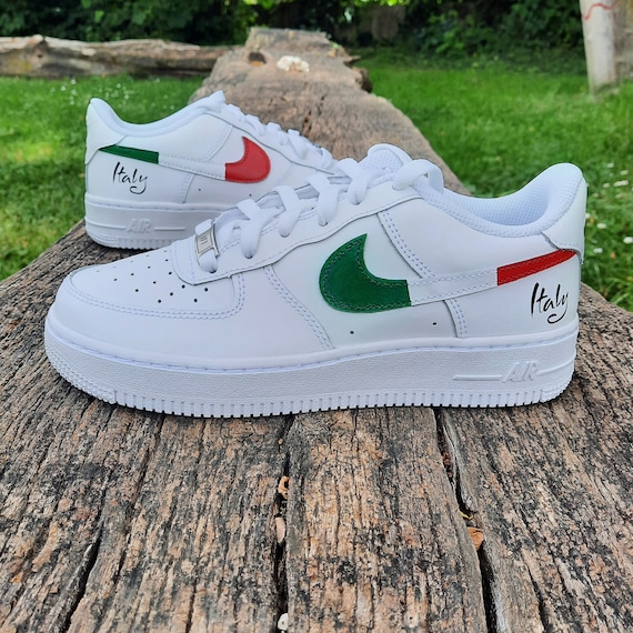 Nike Air Force 1 italy Custom Sneaker AF1 - Etsy