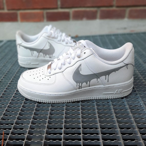 Custom Reflective Air Force 1s (Drip, Butterfly, Stars) ALL SIZES