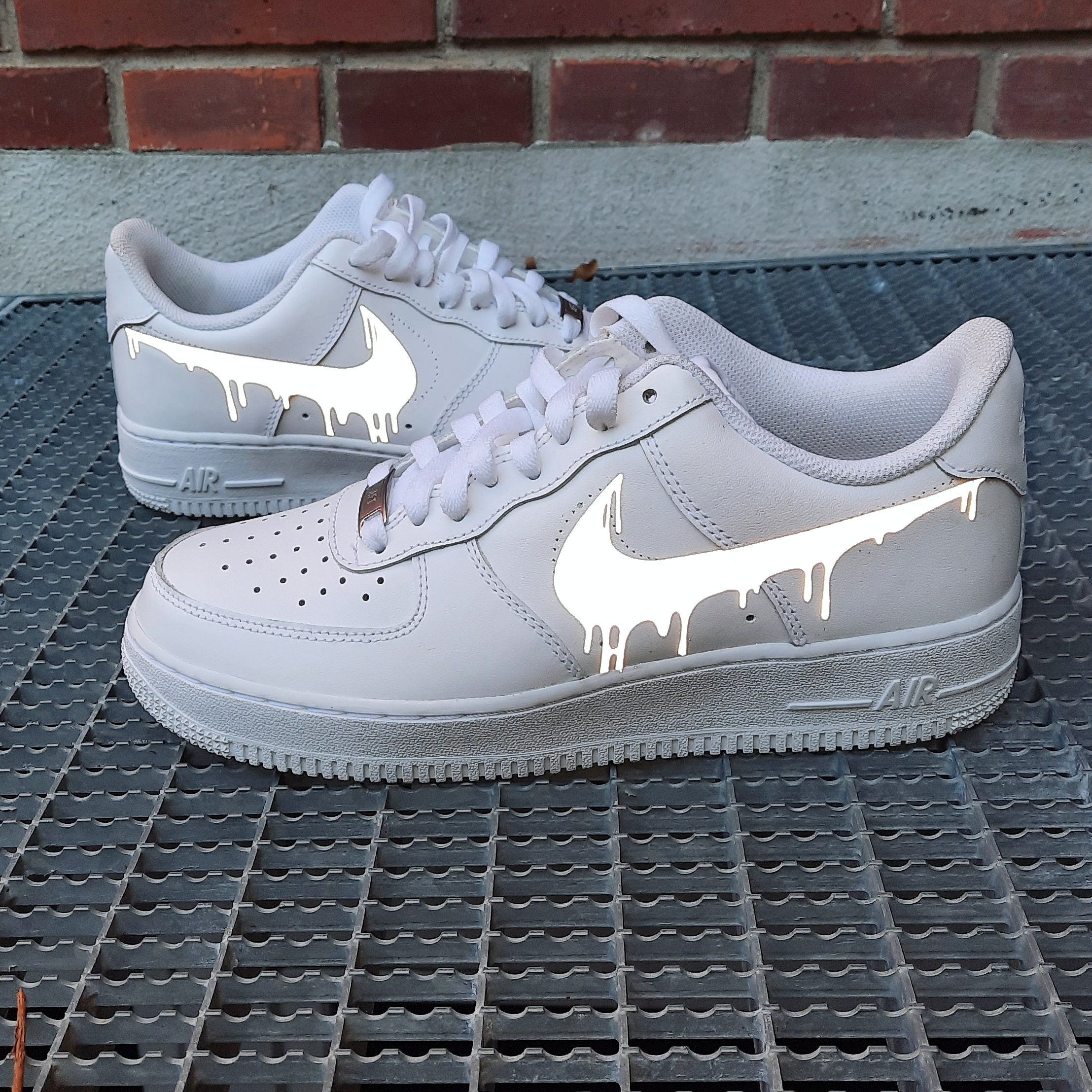 Custom Rhinestone Drip AF1 –