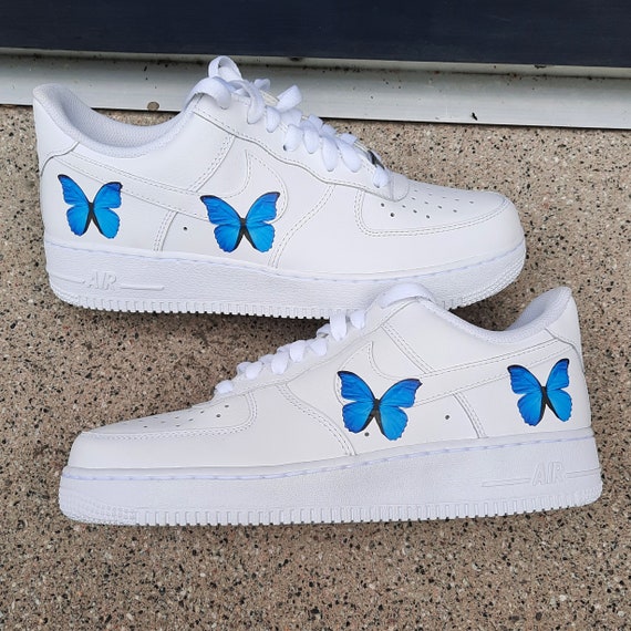 Nike air force sales 1 butterfly blue