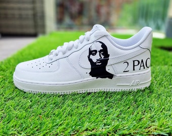 2 Pac Air Force 1 Custom Sneaker Tupac Shakur AF1 Graffiti - Etsy