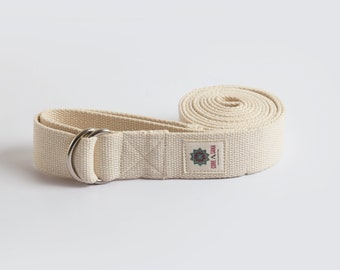 Yoga Strap Belt | Hand Stitched Belts | Yoga Props | Yoga Stretching Strap | Exercise Strap Loop | Yoga Strap Band | Gifts for Her/Him