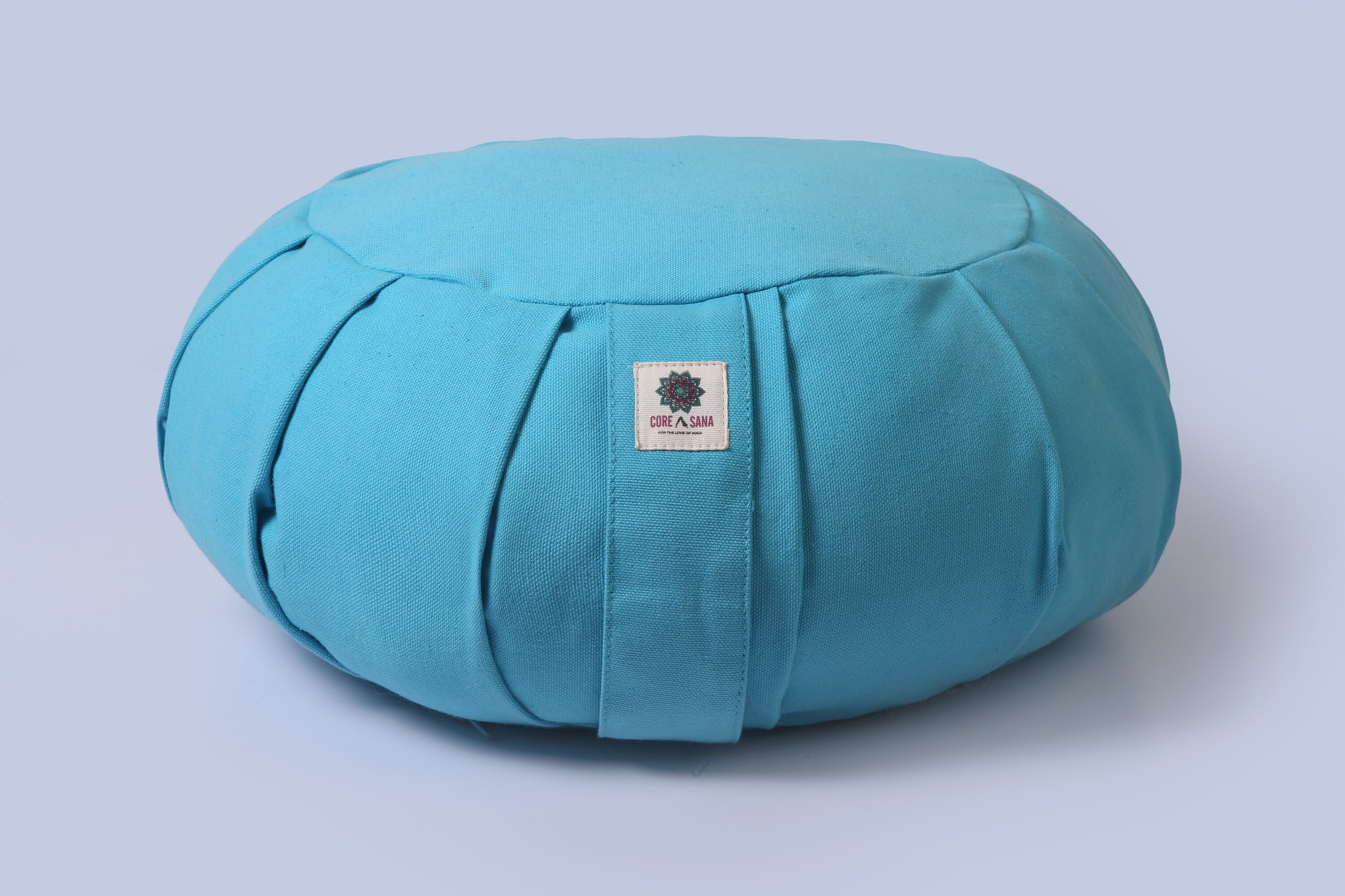Turquoise Meditation Zafu With Buckwheat Hulls Filled Linen Etsy UK