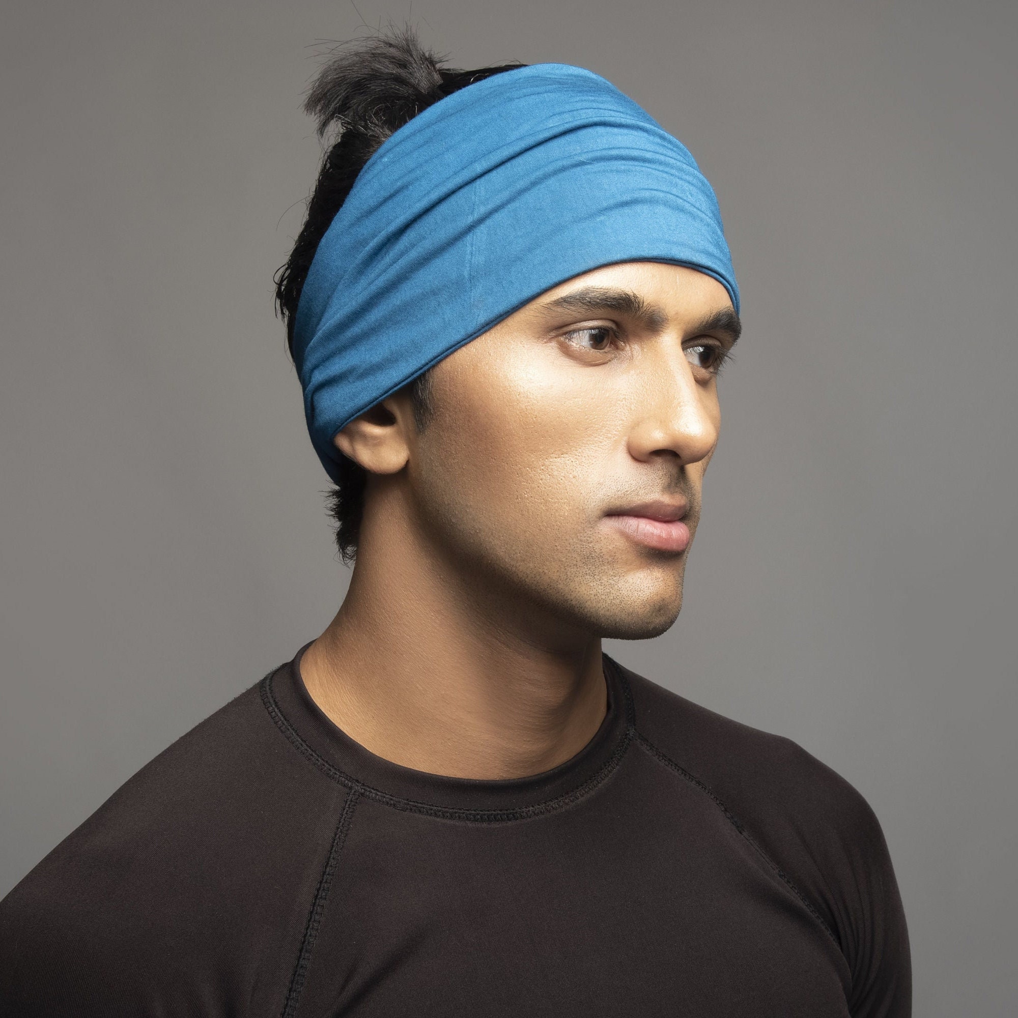 Running Headband for Men & Women Premium Fabric Hairband Yoga Head