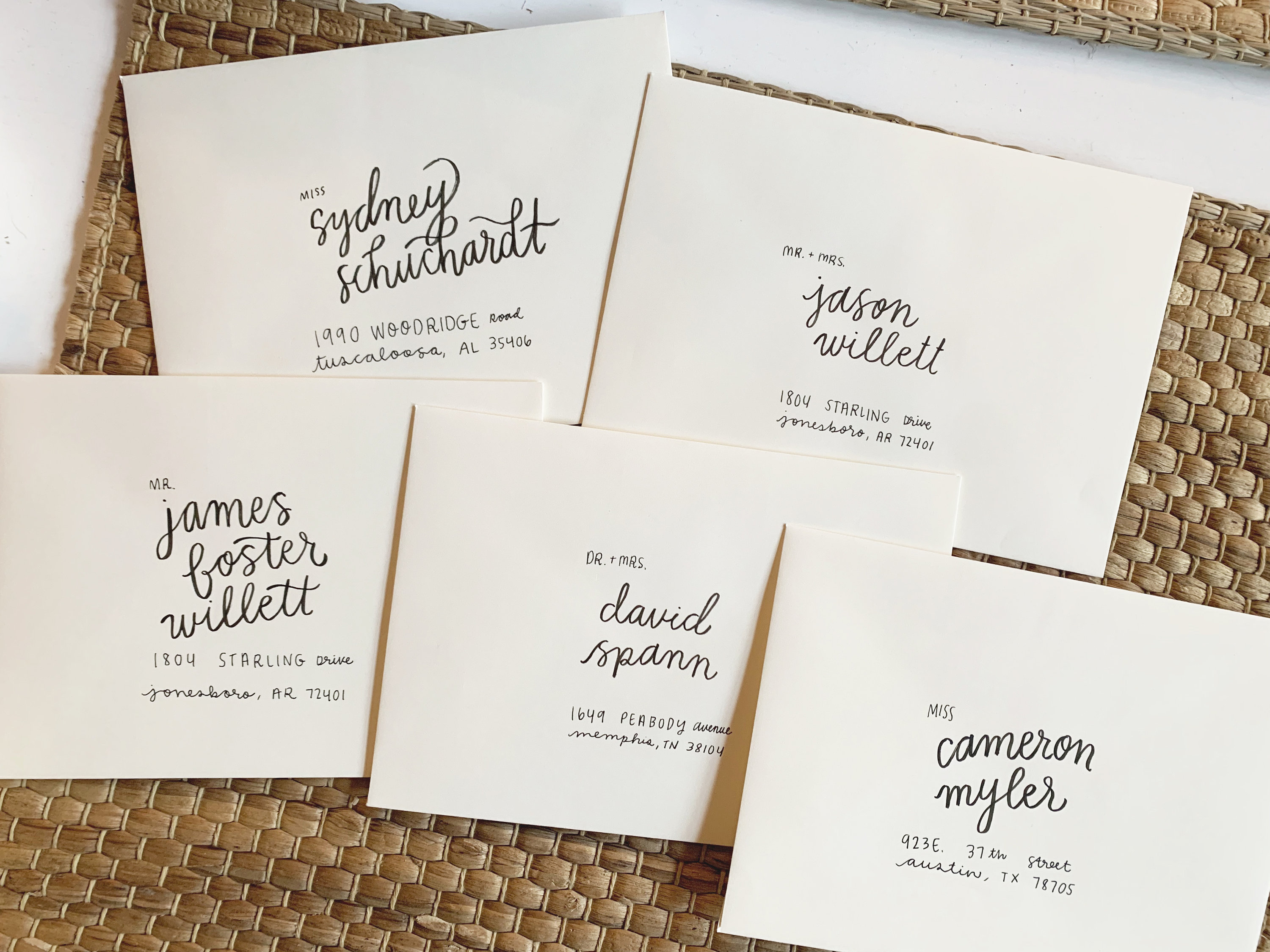 Hand Addressed Envelopes Envelope Addressing Event Etsy