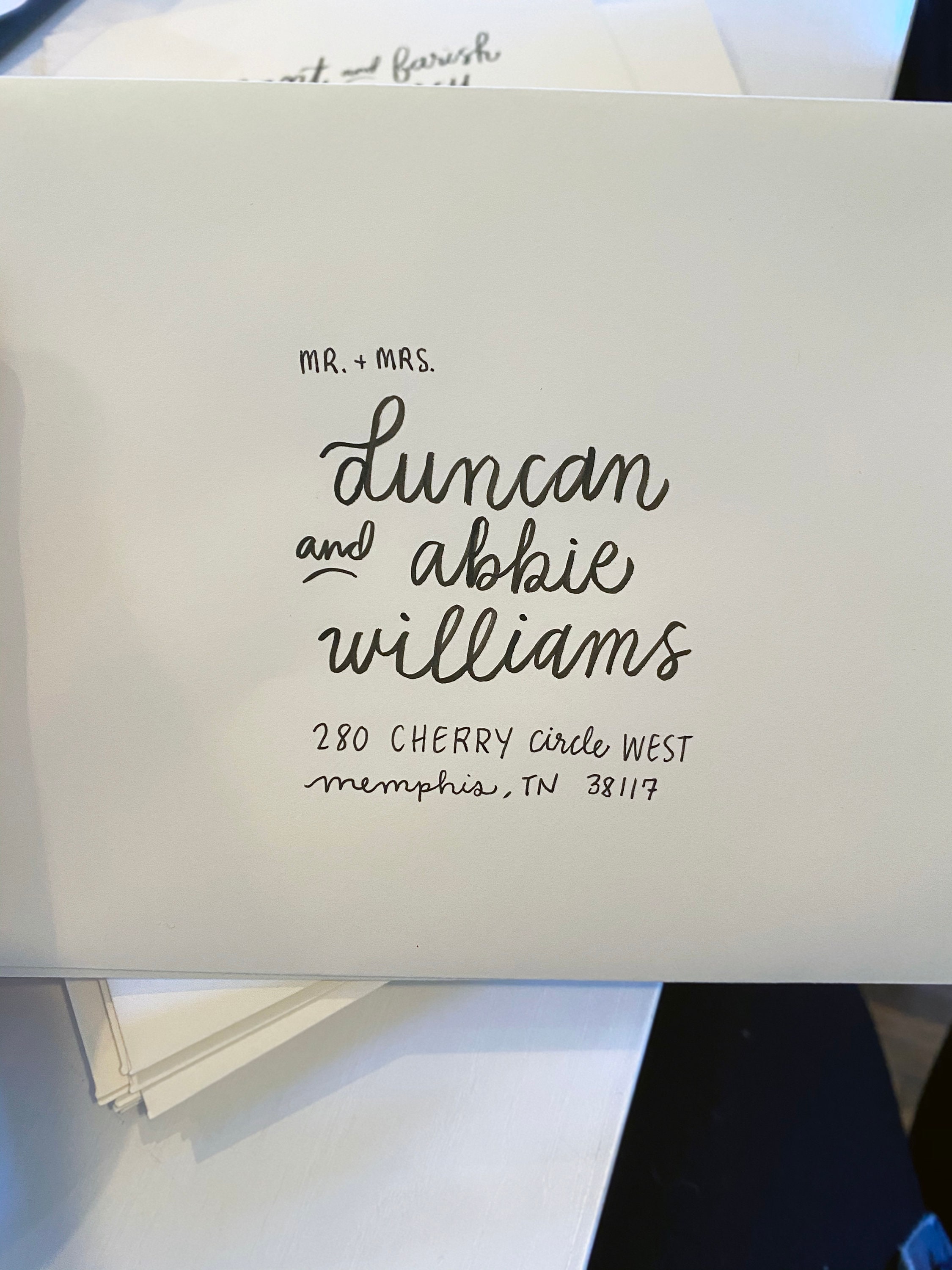 Hand Addressed Envelopes Envelope Addressing Event Etsy