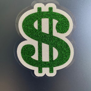 Dollar Sign Decal, Dollar Sign Sticker, Car Decal, Laptop Sticker, Water Bottle, Hydro Flask, Money Sign