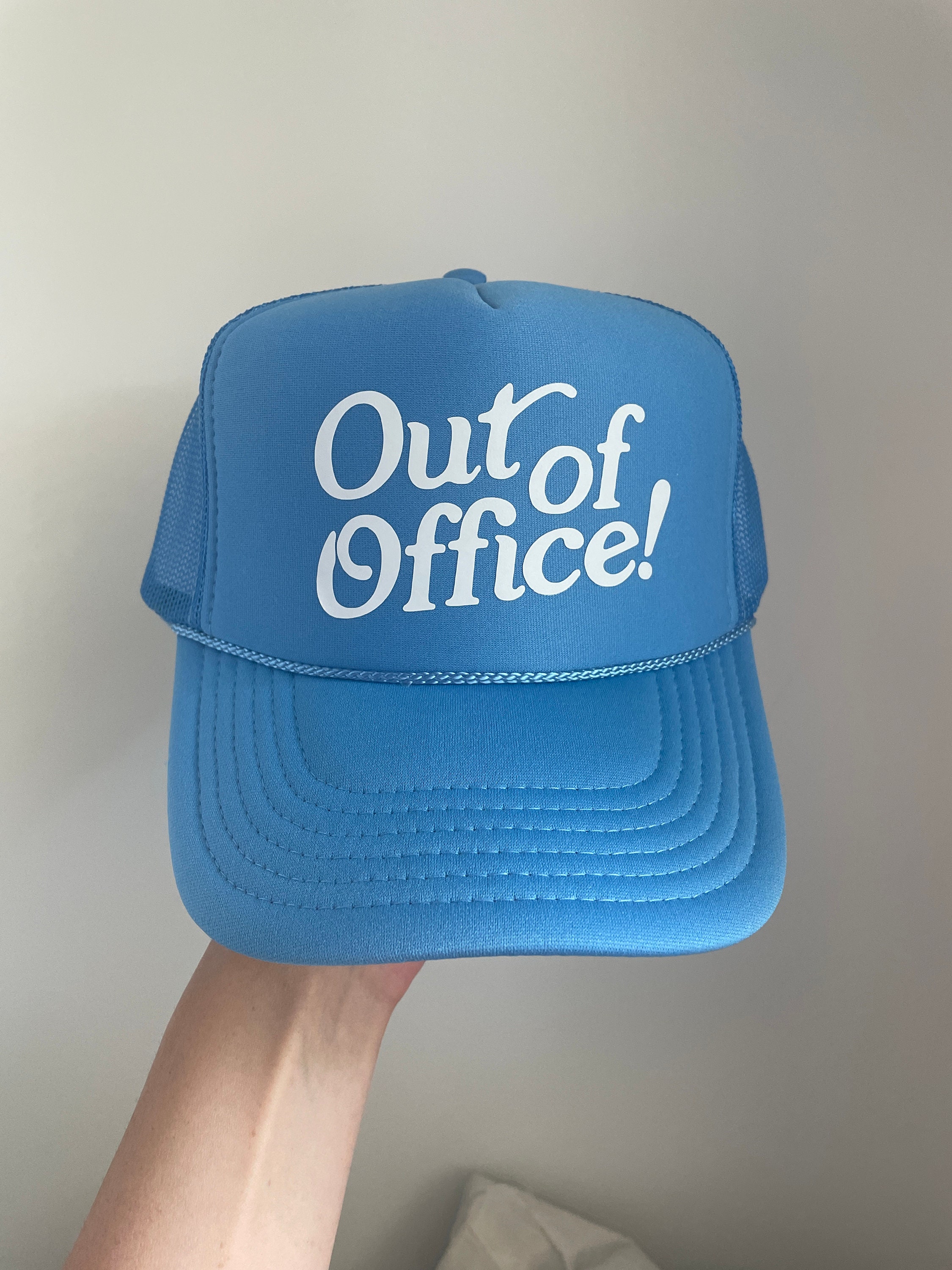 5⭐️ RATED! 3X HP?JUST IN OUT OF OFFICE floppy hat Out of the Office Embroidered Floppy Beach Hat, Personalized  main image 3