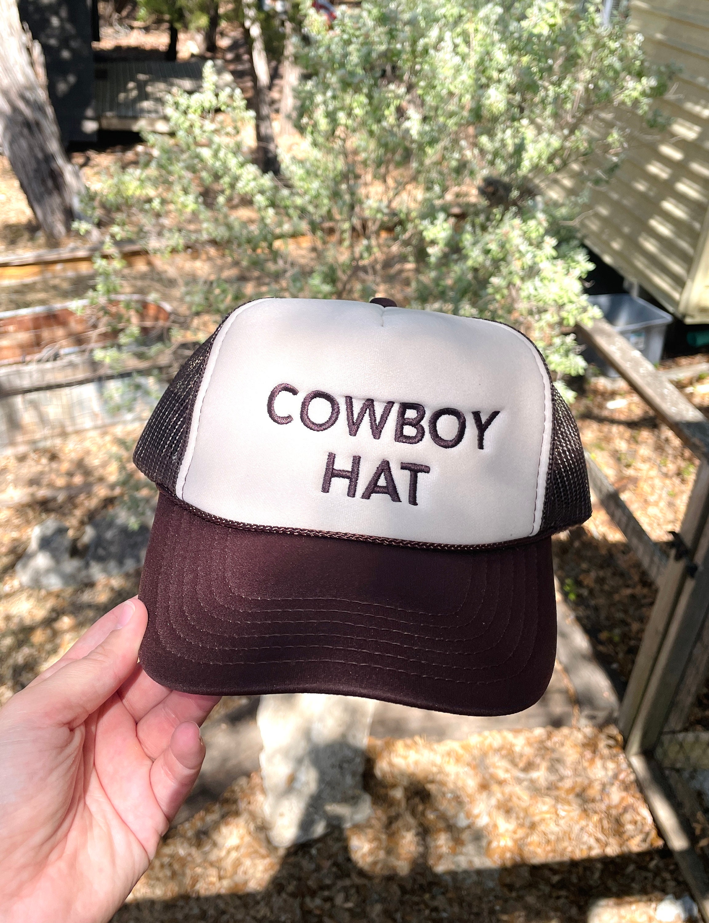 Discover COWBOY HAT Trucker Hat | Trendy Trucker Hat | Unisex | Cowboy Hat Rope Hat | Womens Trucker Hat