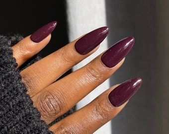 Dark Plum Purple Autumn Press on Nails Dark Purple Nails - Etsy UK Dark Plum Purple Autumn Press on Nails Dark Purple Nails - Etsy UK