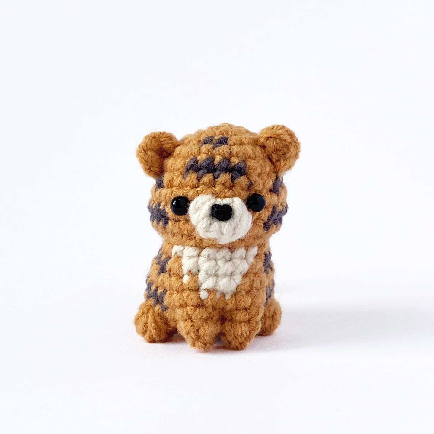 30 Tiger Crochet Patterns: Realistic, Cute, and Giftable Designs for Every Crocheter 16 NO SEW Baby Tiger Crochet Pattern | Forest Friends Amigurumi
