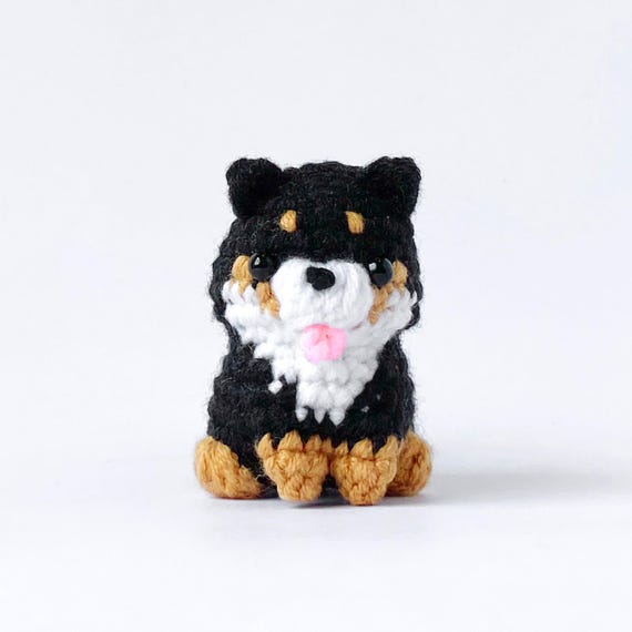 縫わない赤ちゃん柴犬かぎ針編みパターン: あみぐるみ犬 (PDF) - Etsy 日本