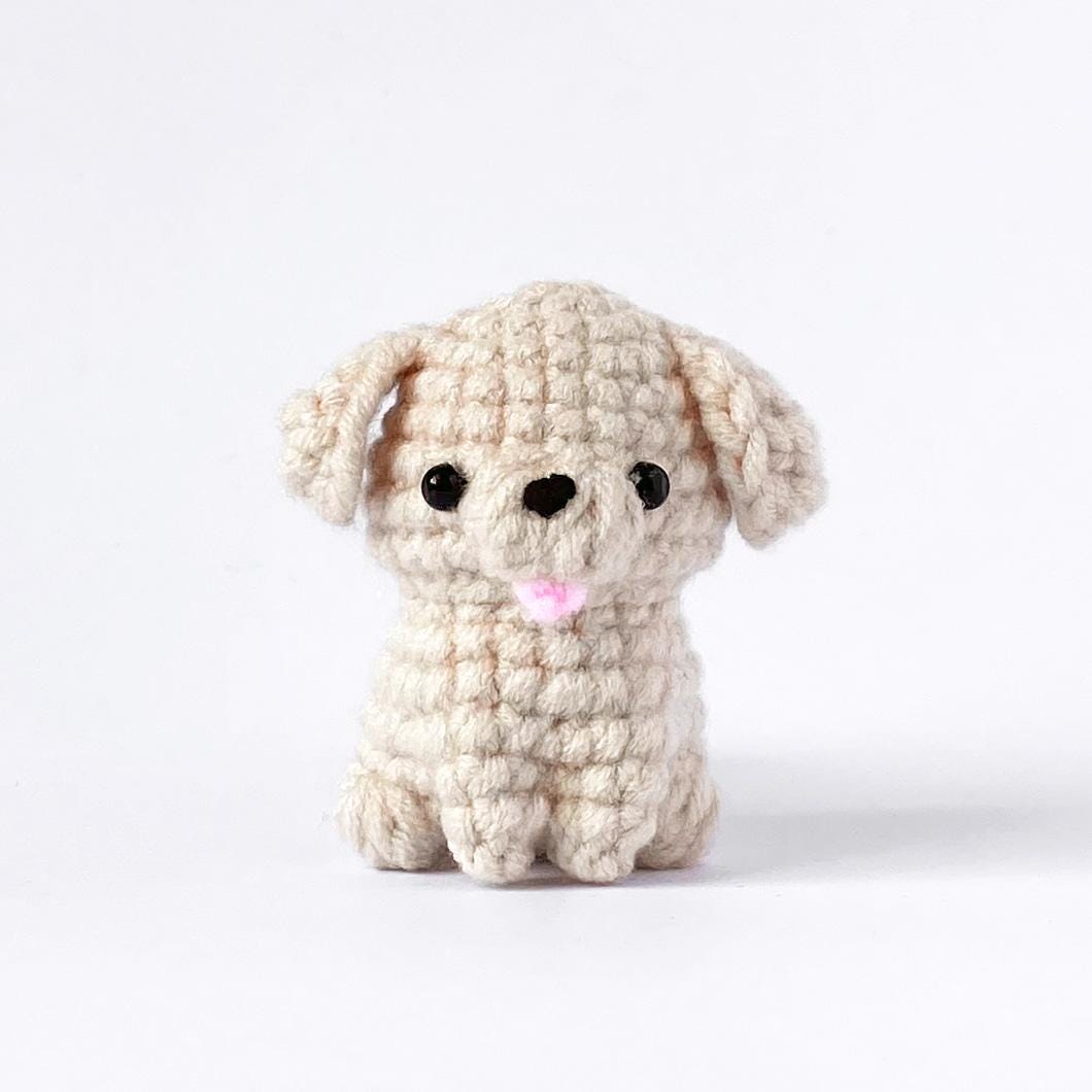 かわいいかぎ針編みのマルチーズ - Etsy 日本