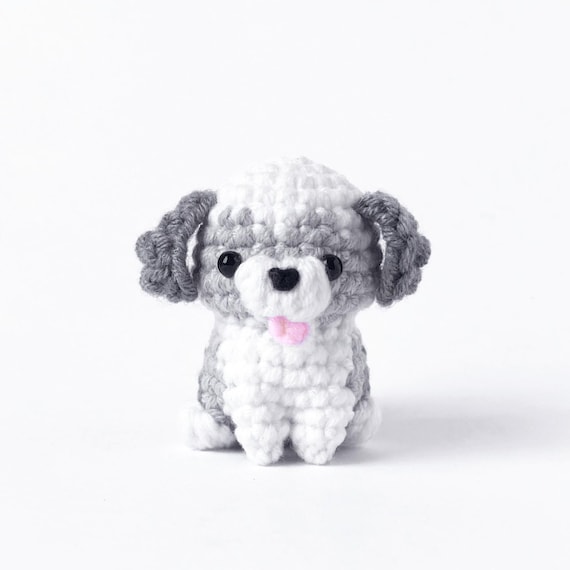 No-Sew Baby Shih Tzu Crochet Pattern: Amigurumi Dog (PDF Pattern, Left & Right-Handed