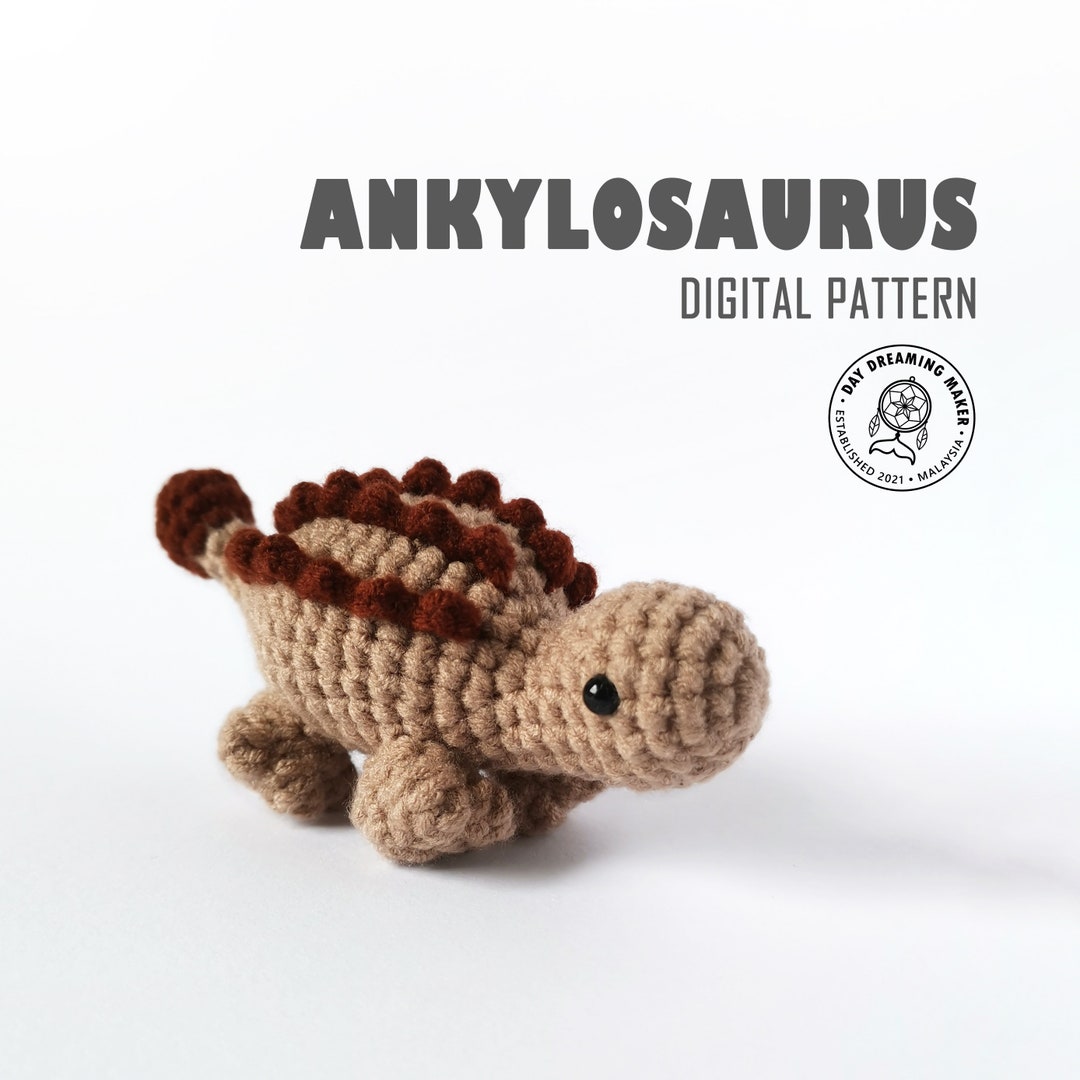 Ankylosaurus Crochet Pattern PDF Dinosaur Amigurumi Crochet Etsy