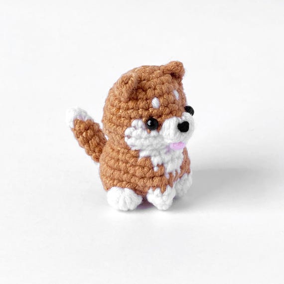 縫わない赤ちゃん柴犬かぎ針編みパターン: あみぐるみ犬 (PDF) - Etsy 日本