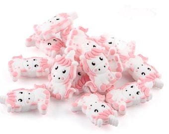 Unicorn Silicone Beads