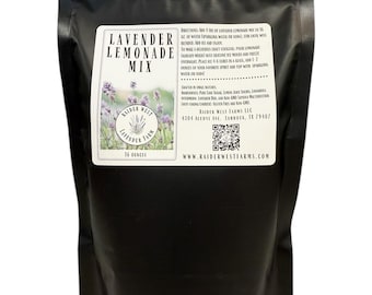 Lavender Lemonade Mix: Real Lemon Juice, Floral Twist