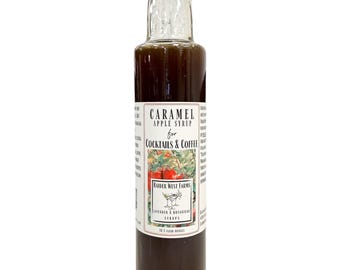 Caramel Apple Syrup: Natural Fall Cocktail, Coffee and Tea Mixer