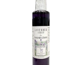 Lavender Syrup | Floral Cocktail, Coffee & Tea Syrup