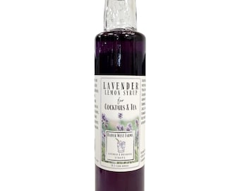 Lavender Lemon Syrup | Cocktails & Mocktails | Tea Syrup
